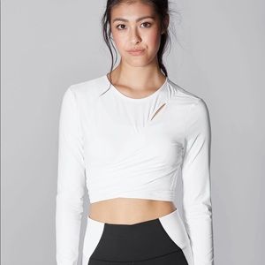 Michi Glow wrap top size small